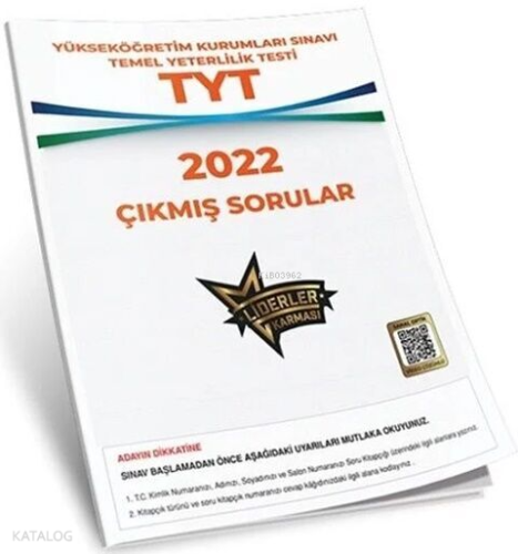 Liderler Karması Tyt Çıkmış Sorular 2020
