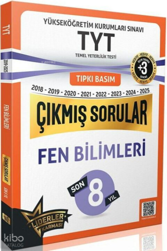 Liderler Karması TYT Fen Bilimleri Son 8 Yıl Çıkmış Sorular | Kolektif