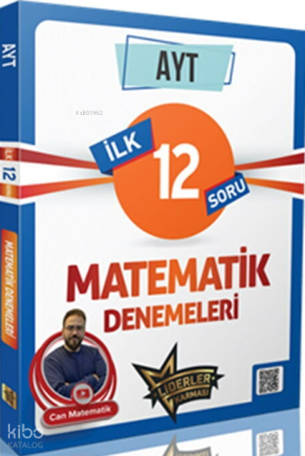 Liderler Karması Yayınları AYT İlk 12 Soru Matematik Denemeleri | Kole