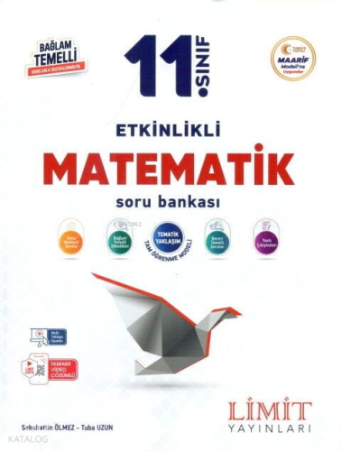 Limit 11.Sınıf Matematik Soru Bankası | Kolektif | LMT Limit Yayınları
