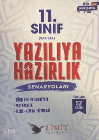 Limit 11. Sınıf Sayısal Yazılıya Hazırlık Senaryoları | Kolektif | LMT