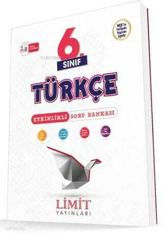 Limit 2026 6. Sınıf Türkçe Etkinlikli Soru Bankası | Kolektif | LMT Li