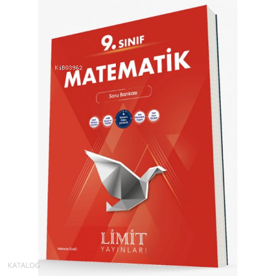 Limit 9.Sınıf Matematik Soru Kitabı | Kolektif | LMT Limit Yayınları