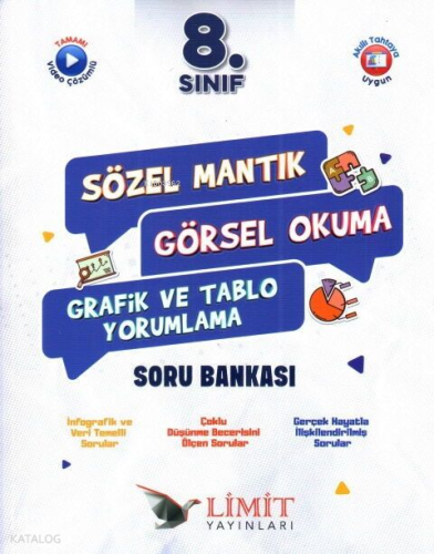 Limit Yayınları 8. Sınıf Sözel Mantık Görsel Okuma Grafik ve Tablo Yor