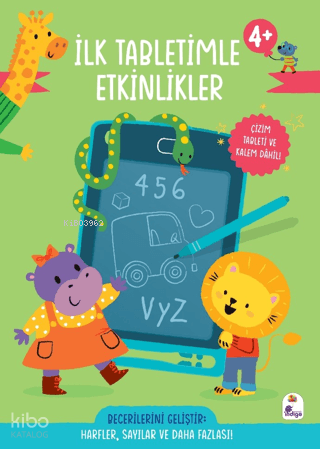 lk Tabletimle Etkinlikler (4+ Yaş) (Ciltli - Çizim Tableti ve Kalemi);