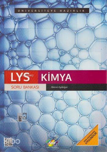 LYS Kimya Soru Bankası | Ahmet Aydoğan | Fdd Yayınları