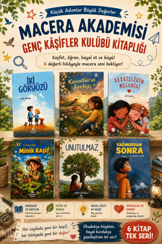 Macera Akademisi - Genç Kâşifler Kulübü Kitaplığı (6 Kitap)