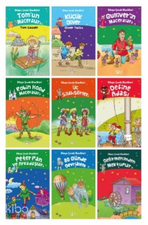 Macera Kitapları Seti (9 Kitap) | Kolektif | Koloni Çocuk