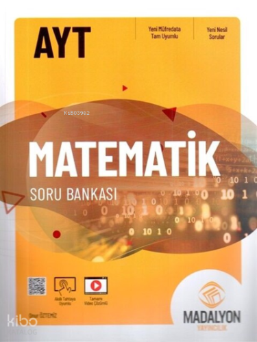 Madalyon Yayınları AYT Matematik Soru Bankası | Kolektif | Madalyon Ya