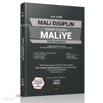 Mali Disiplin Maliye Soru Bankası