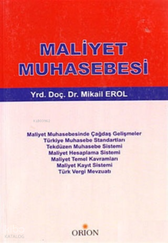 Maliyet Muhasebesi
