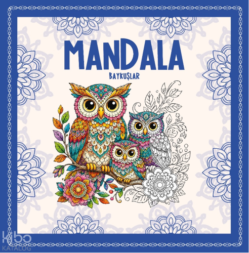 Mandala - Baykuşlar | Kolektif | Vivago Art
