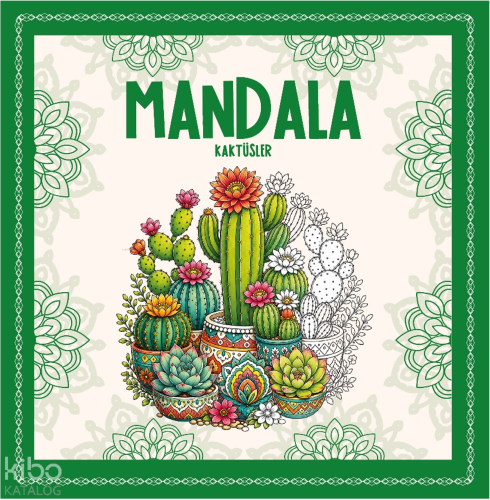 Mandala - Kaktüsler | Kolektif | Vivago Art