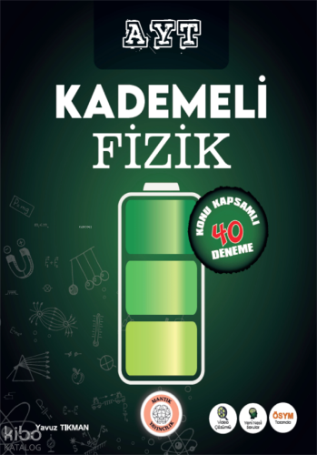 Mantık Yayınları AYT Kademeli Fizik Denemeleri