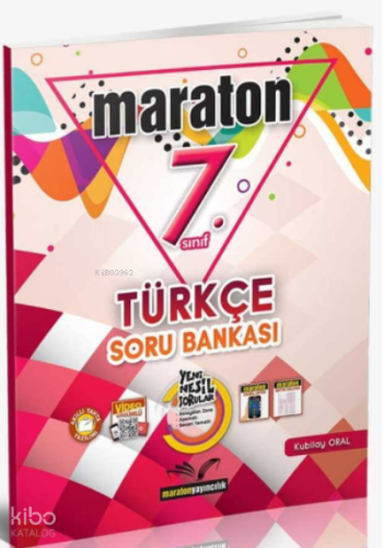 Maraton 7.Sınıf Türkçe Soru Bankası | Kubilay Oral | Maraton Yayıncılı