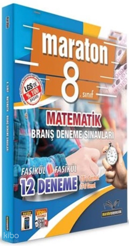 Maraton 8.Sınıf Matematik Branş Deneme Sınavı | Kolektif | Maraton Yay
