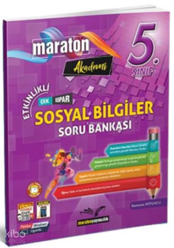 Maraton Akademi 5.Sınıf Etkinlikli Sosyal Bilgiler Soru Bankası