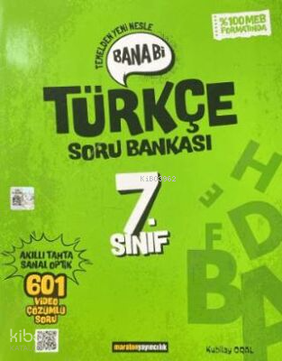 Maraton Yayıncılık 7. Sınıf Bana Bi Türkçe Soru Bankası