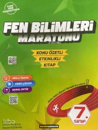 Maraton Yayıncılık 7. Sınıf  Fen Bilimleri Maratonu (Konu Özetli)