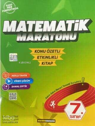 Maraton Yayıncılık 7. Sınıf  Matematik Maratonu (Konu Özetli)