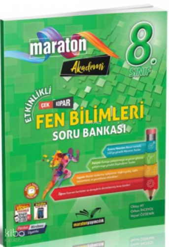 Maraton Yayıncılık Maraton Akademi 8.Sınıf Etkinlikli Fen Bilimleri Soru Bankası