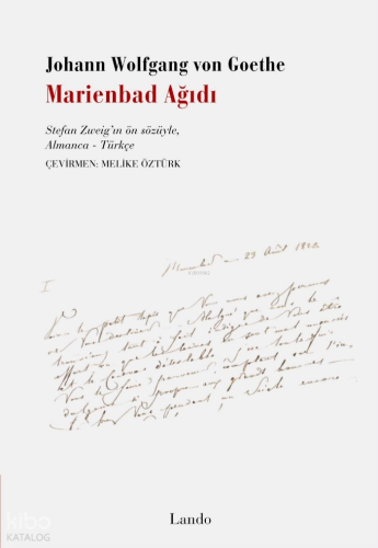 Marienbad Ağıdı | Johann Wolfgang Von Goethe | Lando Yayınları
