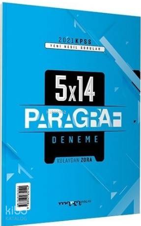 Marka 2021 KPSS Paragraf 5x14 Deneme Kolaydan Zora