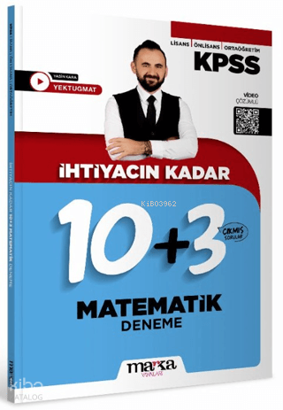 Marka KPSS İhtiyacın Kadar Matematik 10+3 Deneme