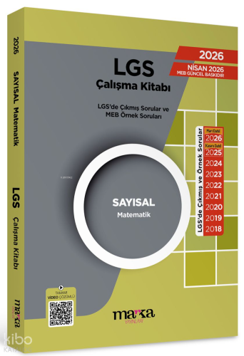 Marka LGS Sayısal Matematik Çıkmış ve Örnek Sorular | Kolektif | Marka