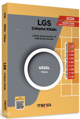Marka LGS Sözel Türkçe Çıkmış ve Örnek Sorular | Kolektif | Marka Yayı