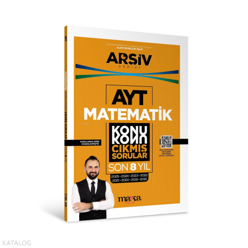 Marka Yayınları AYT Matematik Çıkmış Sorular Konu Konu Son 8 Yıl Tıpkı