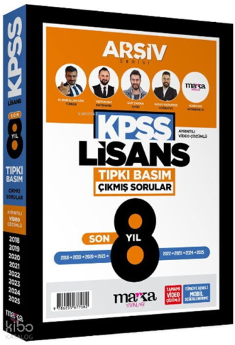 Marka Yayınları KPSS Lisans Son 8 Yıl Arşiv Serisi Tıpkı Basım Fasikül