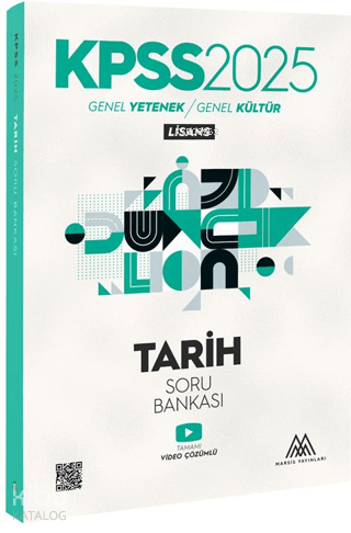 Marsis Yayınları 2025 KPSS Tarih Soru Bankası Video Çözümlü