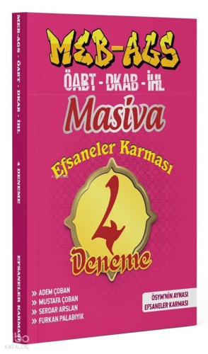 Masiva ÖABT MEB-AGS Din Kültürü Öğretmenliği Efsaneler Karması 4 Deneme