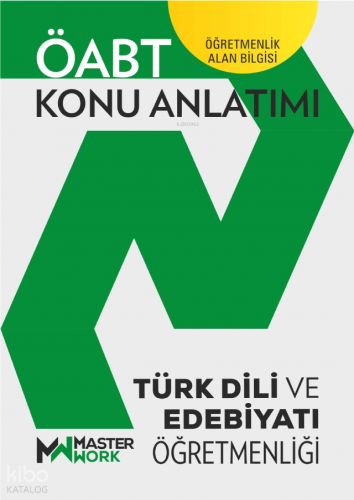 MasterWork ÖABT - Türk Dili ve Edebiyatı Öğretmenliği Konu Anlatımı | 