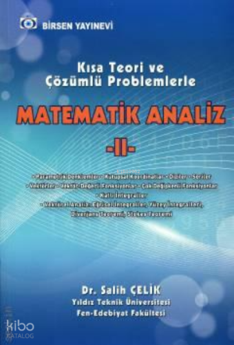 Matematik Analiz – II | Salih Çelik | Birsen Yayınevi