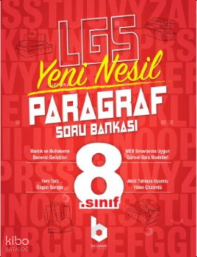 Matematik Soru Bankası;LGS Yeni Nesil
