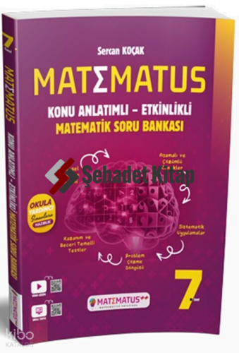 Matematus 7. Sınıf Matematik Konu Anlatımlı Etkinlikli Soru Bankası
