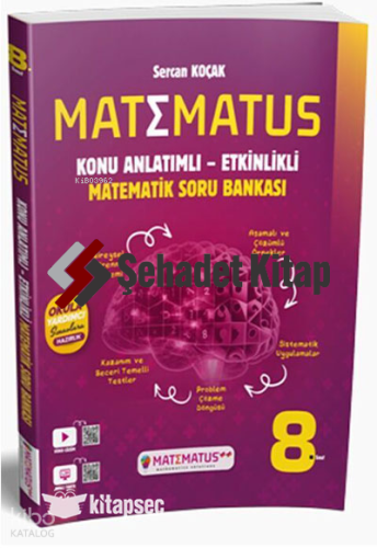 Matematus 8. Sınıf Matematik Konu Anlatımlı Etkinlikli Soru Bankası