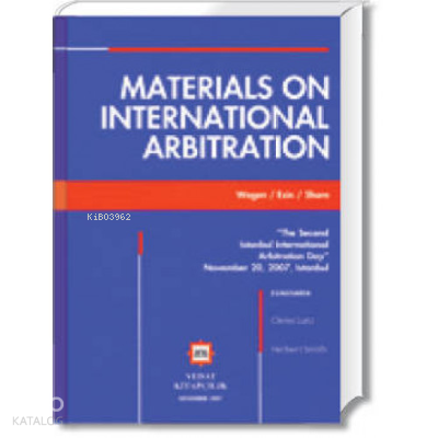 Materıals On Internatıonal Arbıtratıon