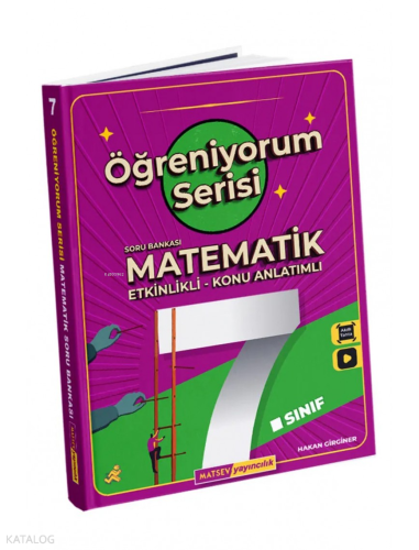 Matsev Yayınları 7. Sınıf Matematik Öğreniyorum Konu Anlatımlı Soru Bankası