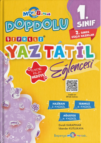 Mavi Boncuk Akademi 1. Sınıf Şifreli Yaz Tatil Eğlencesi