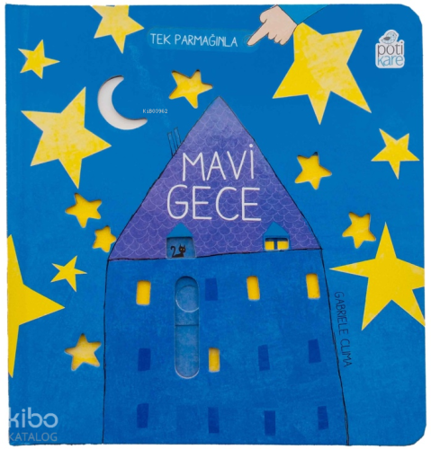 Mavi Gece - Hareketli Bebek Kitabı (Ciltli)