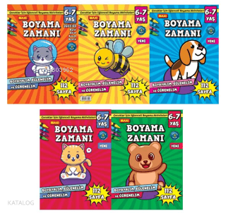 Maxi Boyama Zamanı 5'li Set | İlhan Arlı | Maxi Yayıncılık