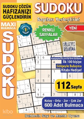 Maxi Bulmaca Sudoku 25 | Kolektif | Maxi Yayıncılık