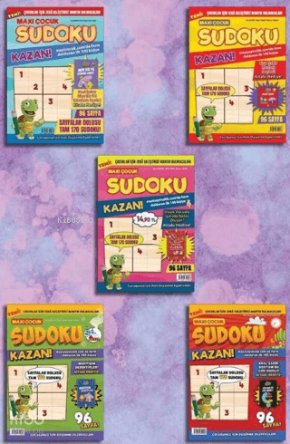 Maxi Çocuk Sudoku 5'li Set | Kolektif | Maxi Yayıncılık