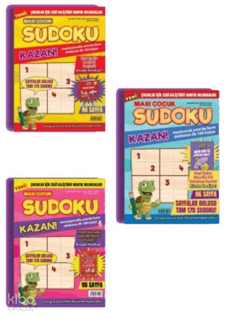 Maxi Çocuk Sudoku Seti (3 Kitap) | Kolektif | Maxi Yayıncılık