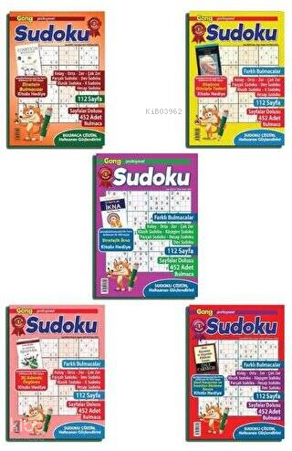 Maxi Gong Sudoku 5'li Set