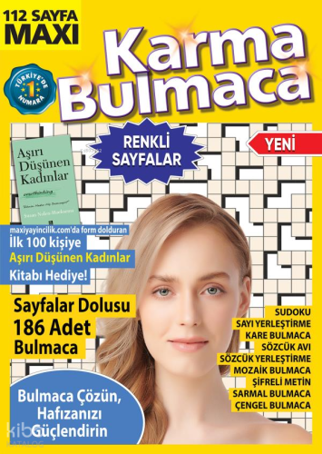 Maxi Karma Bulmaca 28 | Bertan Kodamanoğlu | Maxi Yayıncılık