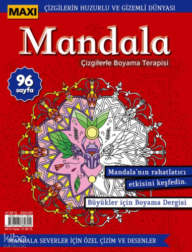 Maxi Mandala Çizgilerle Boyama Terapisi 8 | Kolektif | Maxi Yayıncılık